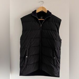 HERNO Wool Puffer Sleeveless Vest in Blue - Size 48